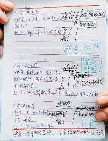 重庆的哥自制美食地图 22页手绘本精确到地形图