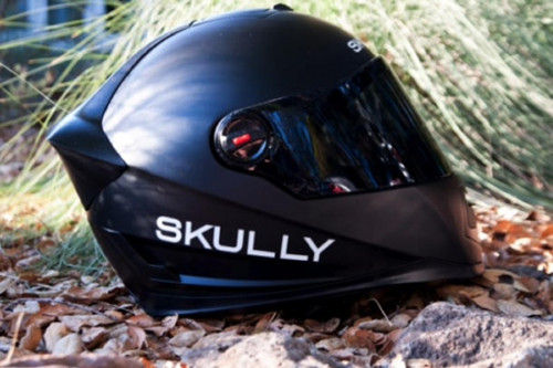 Skully带GPS和后置摄像头的摩托头盔_重庆车