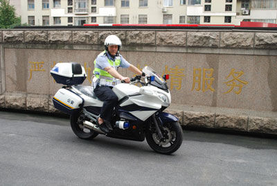 春风650TR警用摩托于杭州执法_重庆车市_重